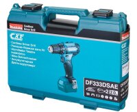 makita DF333DSAE Akku-Bohrschrauber-Set 12,0 V, mit 2 Akkus