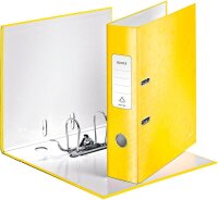 LEITZ Ordner gelb Karton 8,0 cm DIN A4, 1 St.