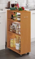 VCM my home Nischenwagen Tusal buche 25,0 x 50,0 x 85,0 cm