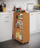 VCM my home Nischenwagen Tusal buche 25,0 x 50,0 x 85,0 cm