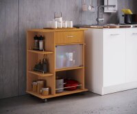 VCM my home Servierwagen Pocis buche 65,0 x 39,0 x 80,0 cm