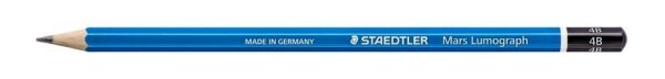 STAEDTLER Mars Lumograph Bleistift 4B blau, 1 St.