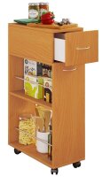 VCM my home Nischenwagen Tusal buche 25,0 x 50,0 x 85,0 cm