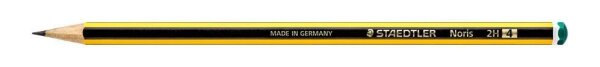 STAEDTLER Noris 120 Bleistift 2H schwarz/gelb, 1 St.