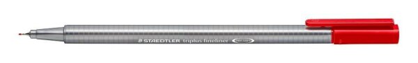 STAEDTLER triplus® 334 Fineliner rot 0,3 mm, 1 St.