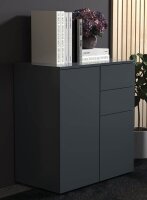 VCM my home Kommode Dalosa, 918338 anthrazit 70,0 x 39,0 x 76,5 cm, 1 St.