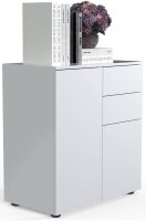 VCM my home Kommode Dalosa, 918337 weiß 70,2 x 39,0 x 76,5 cm, 1 St.