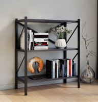 VCM my home Bücherregal Insasi anthrazit 66,0 x 34,0 x 85,0 cm, 1 St.
