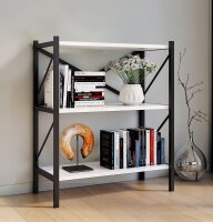 VCM my home Bücherregal Insasi weiß 66,0 x 34,0 x 85,0 cm, 1 St.