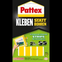 Pattex Klebestreifen für max. 2,0 kg, 2,0 x 4,0 cm,...