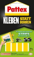 Pattex Klebestreifen für max. 2,0 kg, 2,0 x 4,0 cm,...