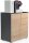 VCM my home Kommode Dalosa, 918339 anthrazit, eiche 70,2 x 39,0 x 76,5 cm, 1 St.