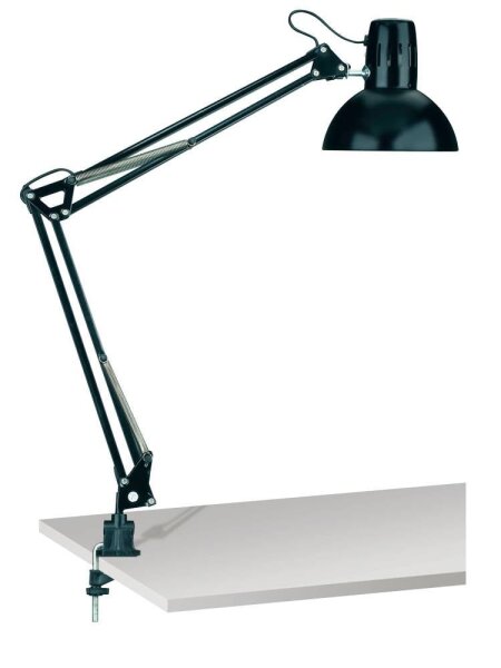 MAUL MAULstudy Schreibtischlampe schwarz mit Tischklemme