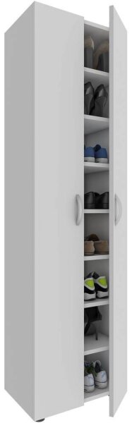 VCM my home Schuhschrank Ulas XXL, 918427 weiß 49,0 x 34,0 x 178,0 cm, 1 St.