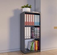 VCM my office Aktenregal Ulas anthrazit 49,0 x 32,0 x 108,0 cm, 1 St.