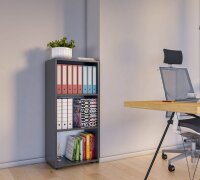 VCM my office Aktenregal Ulas anthrazit 49,0 x 32,0 x 108,0 cm, 1 St.