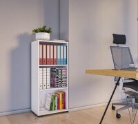 VCM my office Aktenregal Ulas weiß 49,0 x 32,0 x 108,0 cm, 1 St.