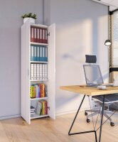 VCM my office Aktenschrank Ulas, 918436 weiß 4 Fachböden 49,0 x 34,0 x 178,0 cm