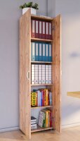 VCM my office Aktenschrank Ulas, 918435 eiche 4 Fachböden 49,0 x 34,0 x 178,0 cm
