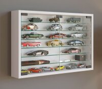 VCM my home Mandosa XL Hängevitrine weiß 6 Fachböden