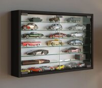 VCM my home Mandosa XL Hängevitrine schwarz 6 Fachböden