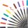 edding 1340 Brush-Pens farbsortiert, 10 St.