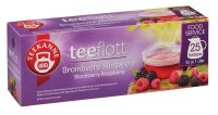 TEEKANNE teeflott Brombeere-Himbeere Tee 25 Portionen