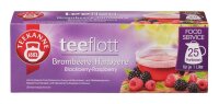 TEEKANNE teeflott Brombeere-Himbeere Tee 25 Portionen