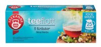 TEEKANNE teeflott Kräutertee Tee 25 Portionen