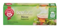 TEEKANNE teeflott Pfefferminztee Tee 25 Portionen