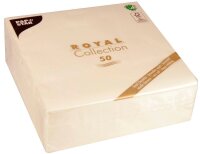 PAPSTAR Servietten champagner 3-lagig 40,0 x 40,0 cm, 50 St.