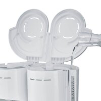 SEVERIN KA 9314 Doppel-Kaffeemaschine weiß, 2x 8 Tassen