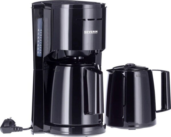 SEVERIN KA 9307 Kaffeemaschine schwarz, 8 Tassen