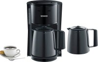 SEVERIN KA 9307 Kaffeemaschine schwarz, 8 Tassen
