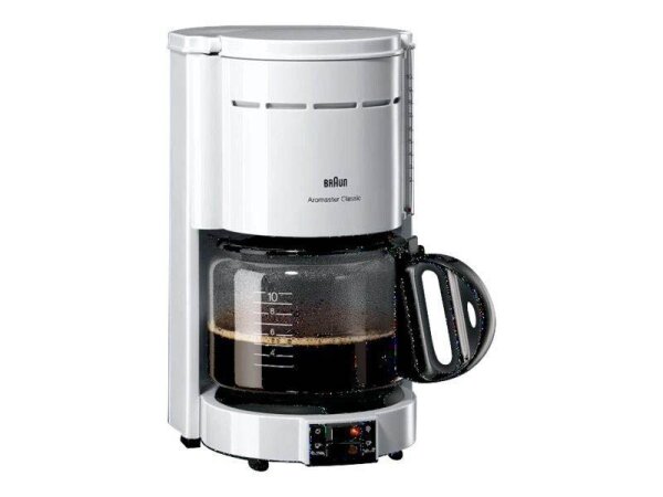 BRAUN KF 47/1 Classic Kaffeemaschine weiß, 10 Tassen
