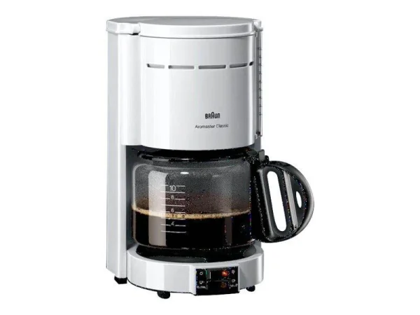 BRAUN KF 47/1 Classic Kaffeemaschine weiß, 10 Tassen