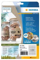 HERMA Etiketten braun 25,4 x 10,0 mm, 20 Blatt