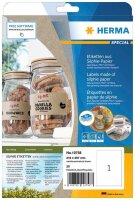 HERMA Etiketten braun 25,4 x 10,0 mm, 20 Blatt