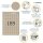 HERMA Etiketten braun 25,4 x 10,0 mm, 20 Blatt