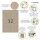 HERMA Etiketten braun 48,3 x 33,0 mm, 20 Blatt