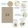 HERMA Etiketten braun 70,0 x 36,0 mm, 20 Blatt