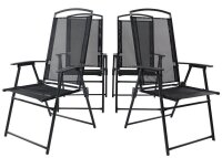 VCM my garden Sitzgruppe anthrazit Textilene, Metall, 5-teilig