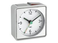 TFA® Wecker weiß silber Kunststoff 7,0 x 7,0 cm