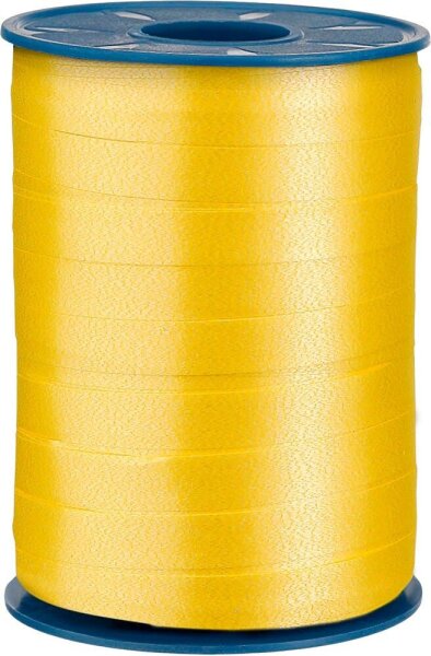 PRÄSENT Geschenkband AMERICA matt gelb 10,0 mm x 250,0 m
