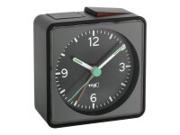 TFA® Wecker 60.1013.01 schwarz Kunststoff 7,0 x 7,0 cm