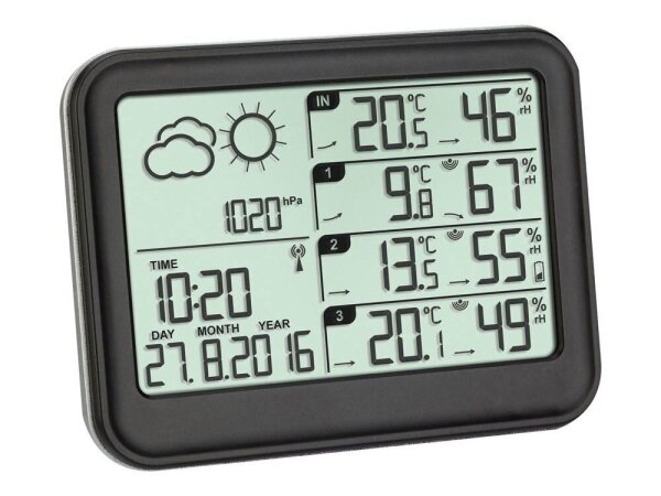TFA® VIEW 35.1142.01 Wetterstation schwarz, 1 St.