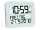 TFA® digitale Funkwanduhr 60.4512.02 weiß Kunststoff 25,8 x 21,2 cm