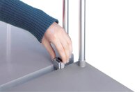Hailo ProfiLine MSS XXXL Müllsackständer 120,0 l grau, 1 St.