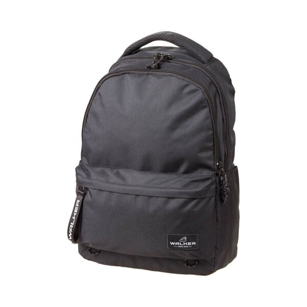 Walker Schulrucksack Classic Alpha Kunstfaser schwarz