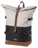 Walker Schulrucksack Roll-Up Two Kunstfaser grau/schwarz...